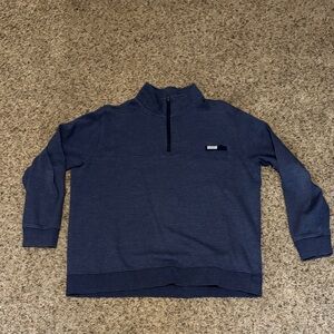 Men's Navy Half-Zip Sweater